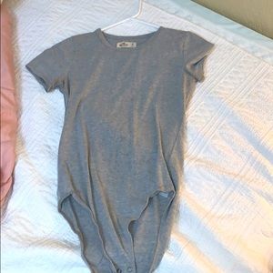 Light gray bodysuit Hollister